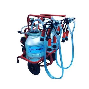 Çırpanbey Alüminyum Çift Güğümlü Çiftli Süt Sağım Makinesi