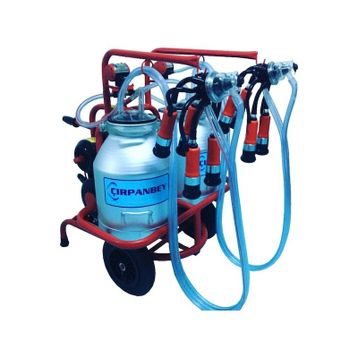 Çırpanbey Alüminyum Çift Güğümlü Çiftli Süt Sağım Makinesi