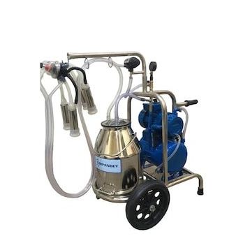 Çırpanbey Paslanmaz Bir Güğümlü Tekli Süt Sağım Makinesi