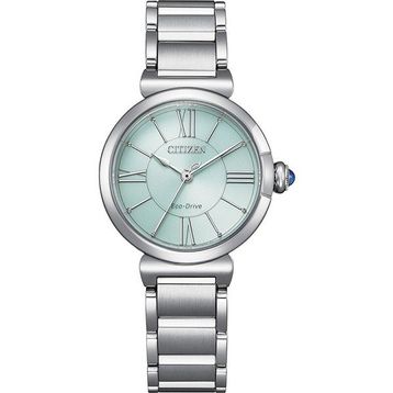 Citizen Em1070-83l Yeşil Gümüş Çelik Kadın Kol Saati