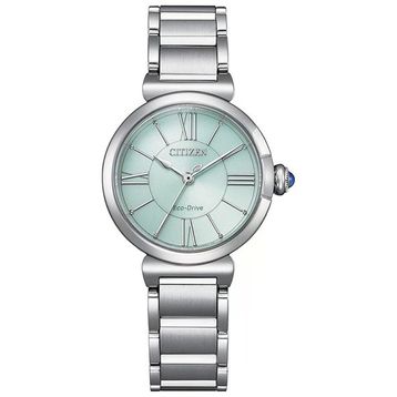 Citizen Em1070-83l Yeşil Gümüş Çelik Kadın Kol Saati
