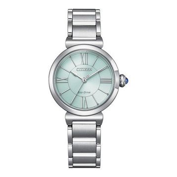 Citizen Em1070-83l Yeşil Gümüş Çelik Kadın Kol Saati