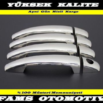 Citroen Berlingo 4 Kapı 2008 Üzeri Krom Kapı Kolu