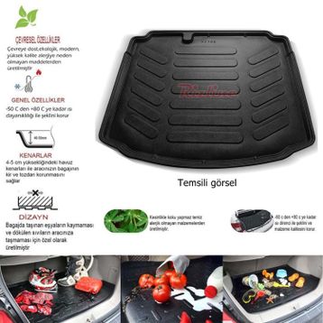 Citroen C-elysee 2012 Sonrası Bagaj Havuzu