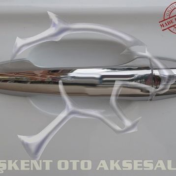 Citroen C Elysee 2012 Üzeri 4 Kapı Krom Kapı Kolu