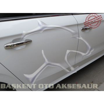 Citroen C Elysee 2012 Üzeri 4 Kapı Krom Kapı Kolu