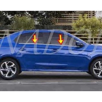 Citroen C-Elysee 2012 Üzeri 4 Parça Krom Cam Çıtası