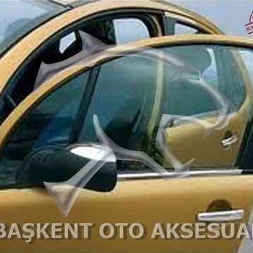 Citroen C3 2002-2009 4 Parça Krom Cam Çıtası