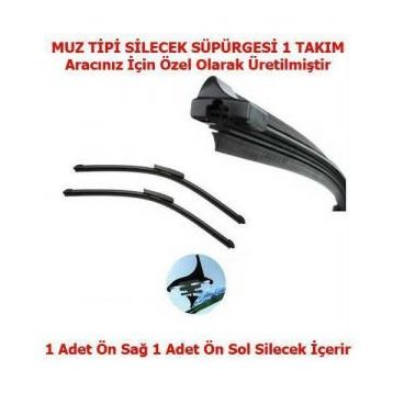 Citroen C4 11.2004 Sonrası Sağ Sol Muz Silecek Süpürgesi Takımı