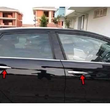 Citroen C4 2010 Üzeri Paslanmaz Çelik 4 Kapı Krom Kapı Kolu