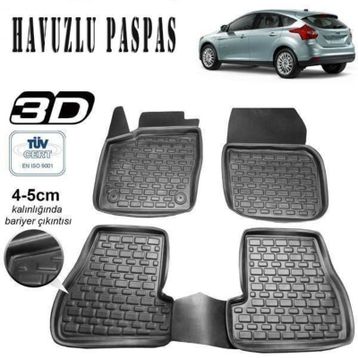 Citroen C4 2011 ve Sonrası Havuzlu Oto Paspas Seti