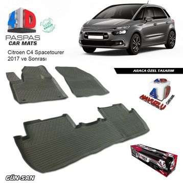 Citroen C4 4D Havuzlu Paspas