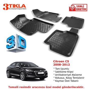 Citroen C5 2012 Havuzlu Paspas