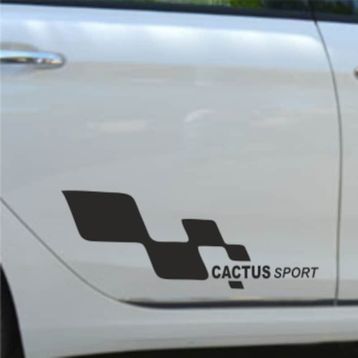 Citroen Cactus Yan Sport Oto Sticker