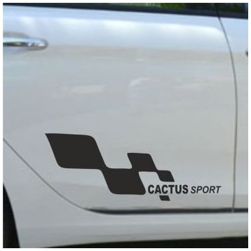 Citroen Cactus Yan Sport Oto Sticker