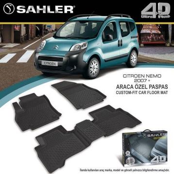 Citroen Nemo 2008 Sonrası 4D Havuzlu Paspas