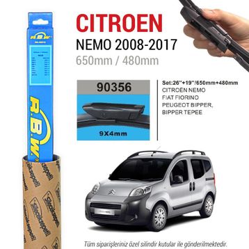 Citroen Nemo RBW 2008-2017 Muz Silecek Takımı