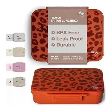 Citron 1286555 Leo 4 Bölmeli Tritan Beslenme Kutusu