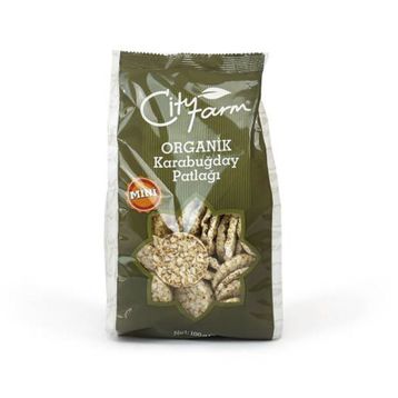 City Farm 100 gr Organik Mini Karabuğday Patlağı