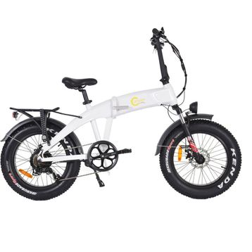 Citycoco Fat Bike Beyaz Elektrikli Bisiklet