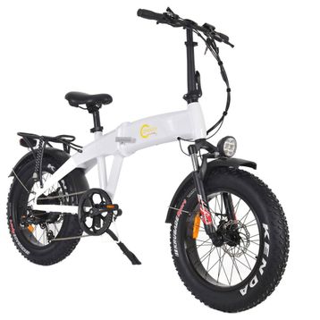Citycoco Fat Bike Beyaz Elektrikli Bisiklet