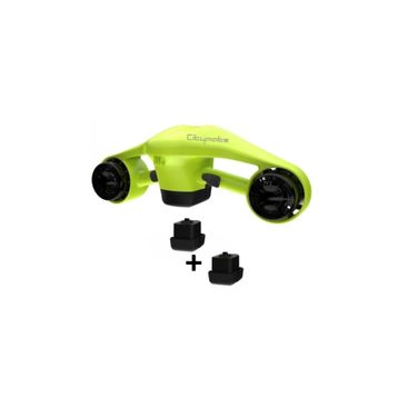Citymate 2x600W Çift Motor Yeşil Elektrikli Deniz Scooter