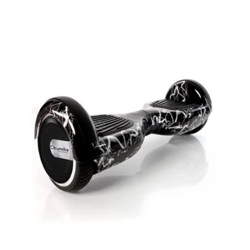 Citymate Elektrikli Kaykay 6.5" Şimşek Grafity Desenli Akıllı Denge Hoverboard ve Çanta