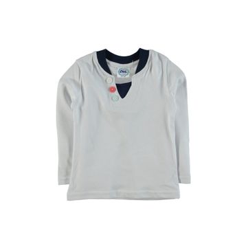 Civil 913150102K71 Baby Beyaz Erkek Bebek Sweatshirt -2