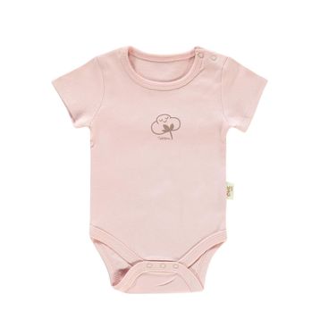 Civil Baby 0-18 Ay Pembe Çıtçıtlı Bebek Body