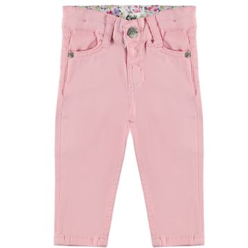 Civil Baby 6-18 Ay Pembe Kız Bebek Pantolon