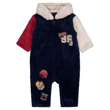 Civil Baby 96 Nakışlı 6-18 Ay Lacivert Tulum