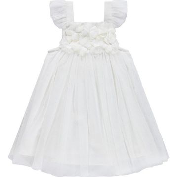 Civil Baby Askılı Tüllü 6-18 Ay Ekru Elbise