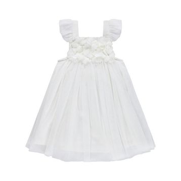 Civil Baby Askılı Tüllü 6-18 Ay Ekru Elbise