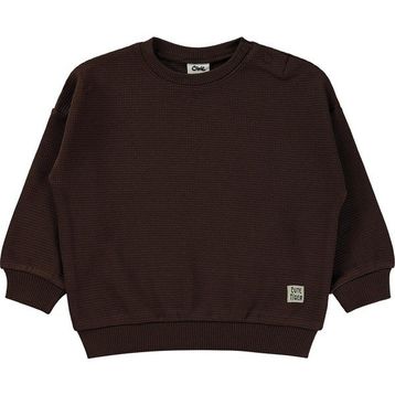 Civil Baby Basic 6-18 Ay Koyu Kahve Sweatshirt