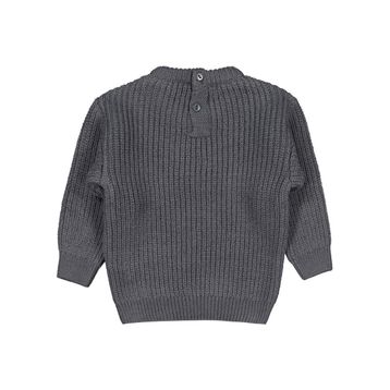 Civil Baby Basic Triko 6-18 Ay Gri Kazak