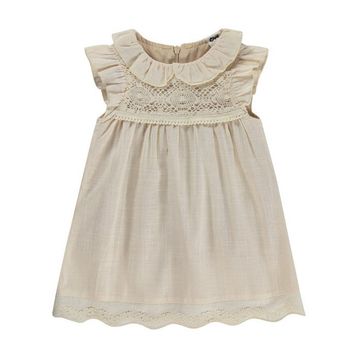 Civil Baby Bebek Yaka Dantelli 6-18 Ay Bej Elbise