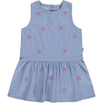 Civil Baby Çiçek Nakışlı 6-18 Ay Mavi Elbise