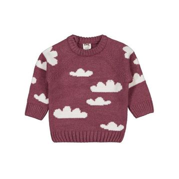 Civil Baby Cloud Örgü 6-18 Ay Pembe Kazak
