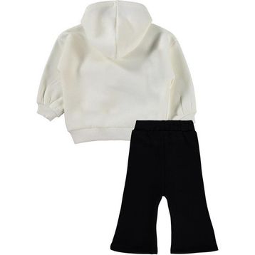 Civil Baby Fiyonk Nakışlı 6-18 Ay Ekru Takım