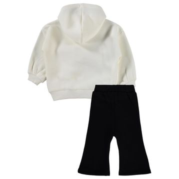 Civil Baby Fiyonk Nakışlı 6-18 Ay Ekru Takım