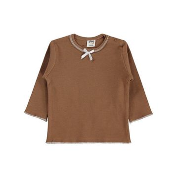 Civil Baby Fiyonklu Düz 6-18 Ay Kahve Sweatshirt