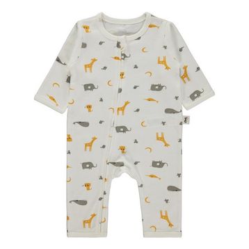 Civil Baby Hayvan Baskılı 3-12 Ay Ekru Tulum