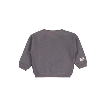 Civil Baby Keep Smiling Etiketli Basic 6-18 Ay Gri Sweatshirt