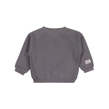 Civil Baby Keep Smiling Etiketli Basic 6-18 Ay Gri Sweatshirt