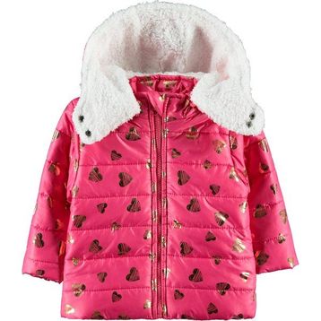 Civil Baby Kız Bebek Fuşya 6-18 Ay Kapüşonlu Mont