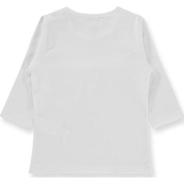 Civil Baby Önü Parçalı 6-18 Ay Beyaz Kız Tek Üst