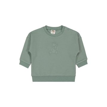 Civil Baby Teddy Baskılı 6-18 Ay Yeşil Sweatshirt