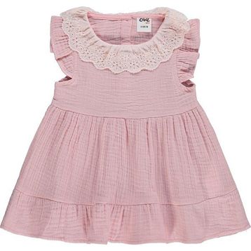 Civil Baby Yaka Dantelli 6-18 Ay Pudra - Somon Elbise