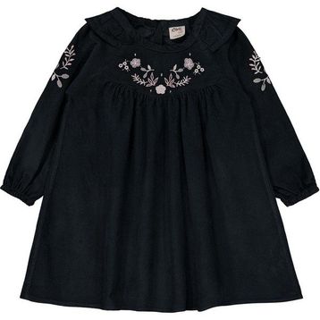 Civil Baby Yakası Nakışlı 6-18 Ay Gri Elbise