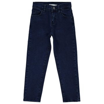 Civil Boys 20D68882024S3-1 10-13 Yaş Koyu Mavi Erkek Çocuk Kot Pantolon